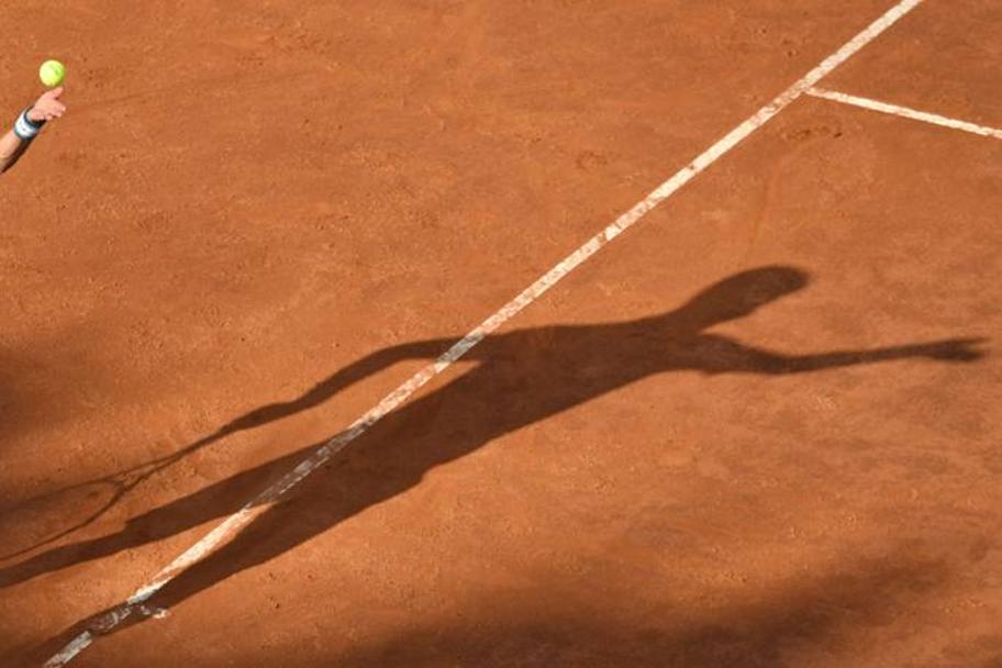 L&#39;ombra di Djokovic sul campo del Foro Italico (Afp)